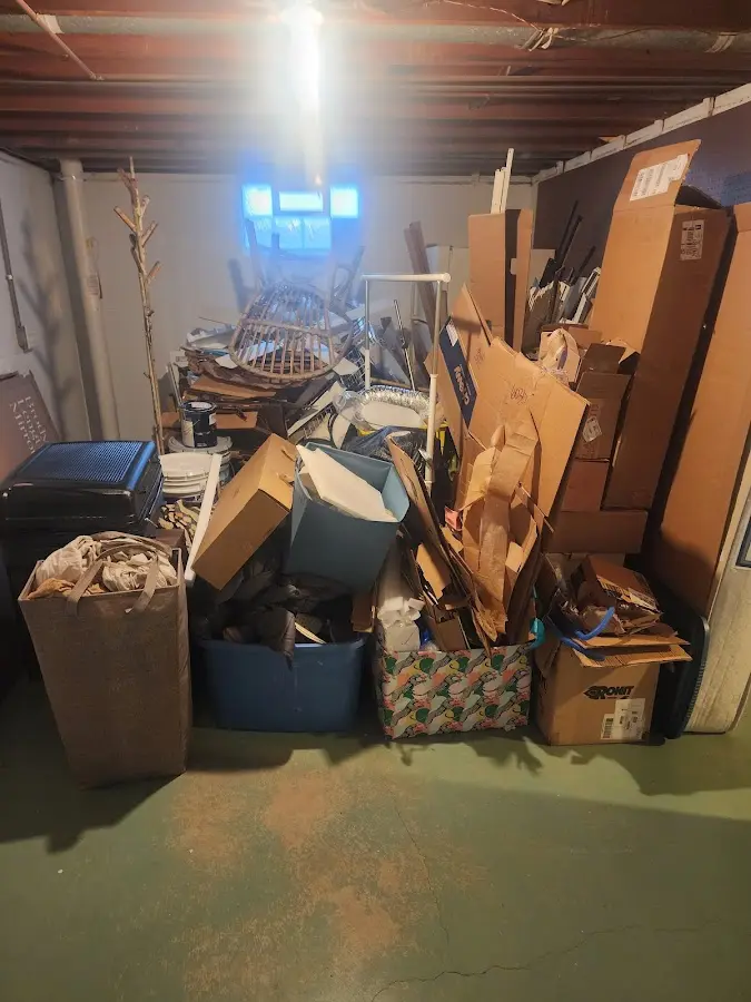 Roll-off dumpster container at job site for Yard Waste Dumpster Rental in Hillsboro